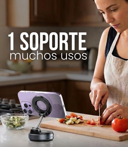 Soporte Magnético 360° – Tu Celular Firme Donde lo Necesites