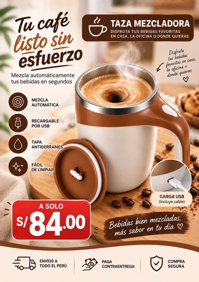 TAZA MEZCLADORA AUTOMÁTICA