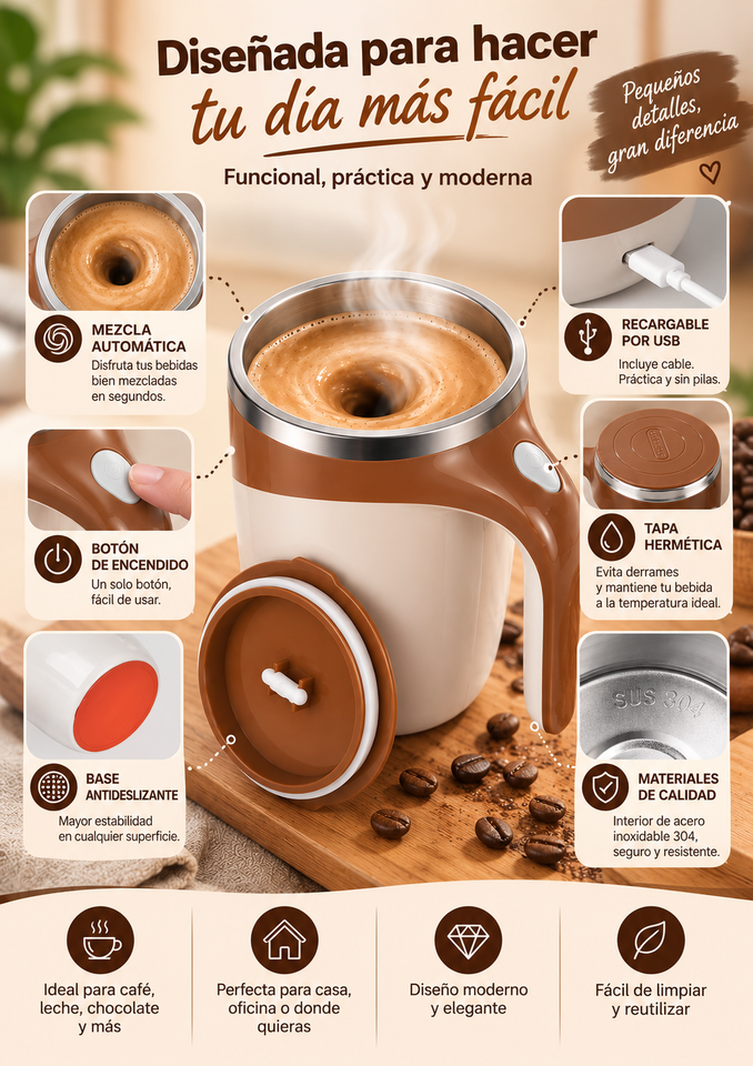 TAZA MEZCLADORA AUTOMÁTICA